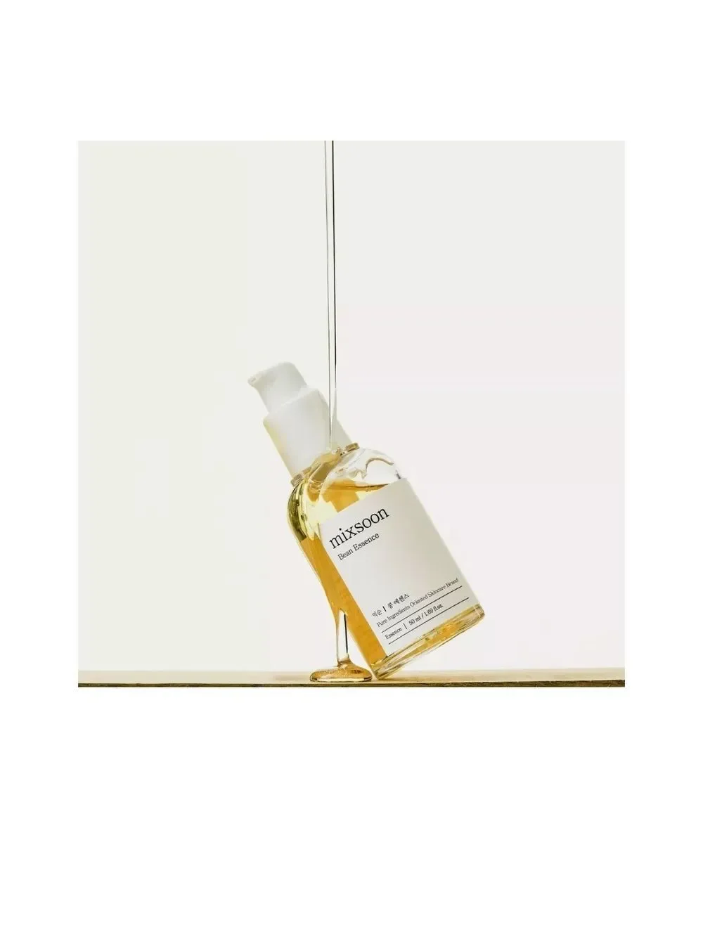 Mixsoon Bean Essence - Hydrating Face Essence (White & Gold)